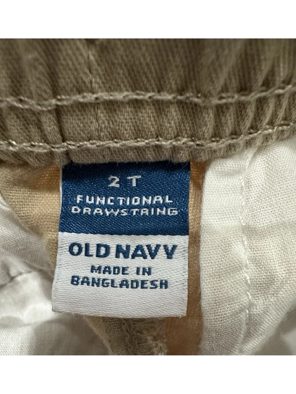 Lot of 3 Toddler Boys Size 2T Khaki Chino Jogger Pants Tan Brown Neutrals